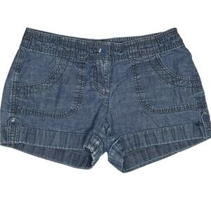 Loft cotton denim shorts, size 0